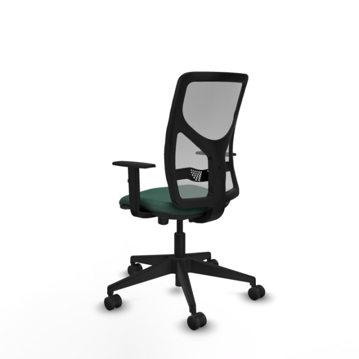 Motilla traslack malla gris bali verde botella brazos 1D base piramidal  ruedas 65mm nailon