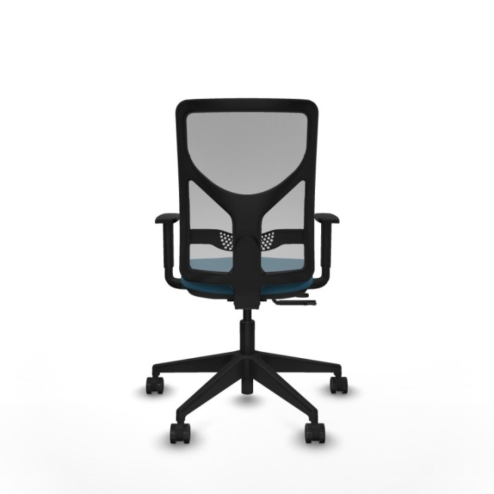 Motilla traslack malla gris bali verde petroleo brazos 1D base piramidal  ruedas 65mm nailon