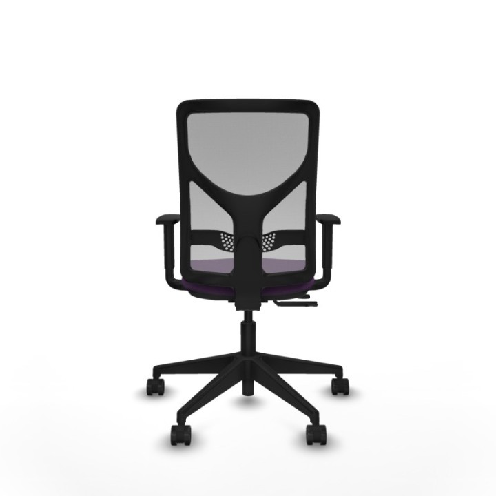 Motilla traslack malla gris bali morado brazos 1D base piramidal  ruedas 65mm nailon