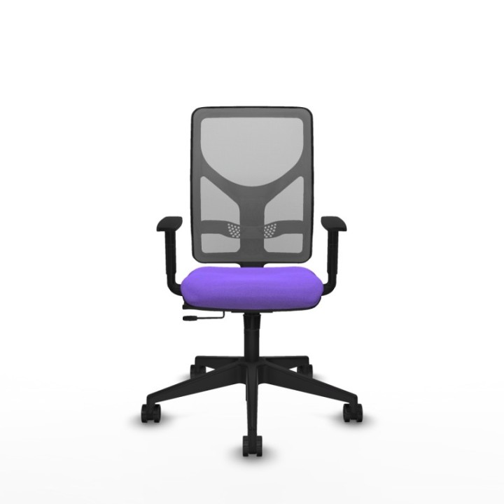 Motilla traslack malla gris bali lila brazos 1D base piramidal  ruedas 65mm nailon