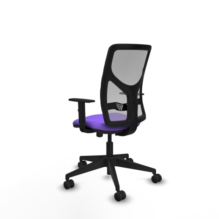 Motilla traslack malla gris bali lila brazos 1D base piramidal  ruedas 65mm nailon