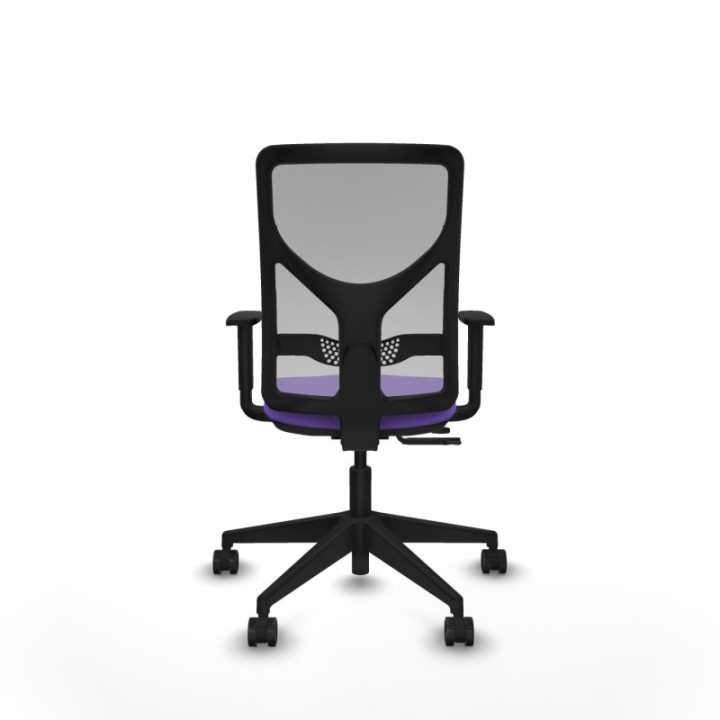 Motilla traslack malla gris bali lila brazos 1D base piramidal  ruedas 65mm nailon