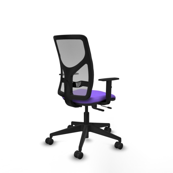 Motilla traslack malla gris bali lila brazos 1D base piramidal  ruedas 65mm nailon