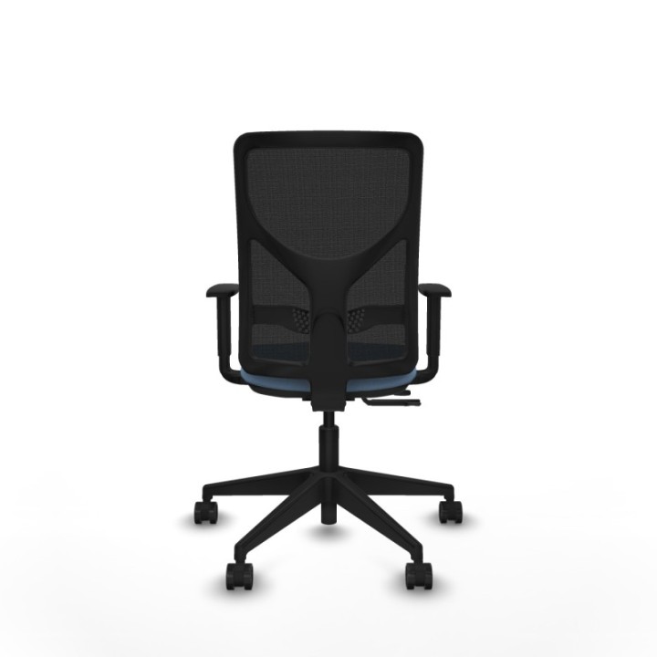 Motilla traslack malla negra bali azul cielo brazos 1D base piramidal  ruedas 65mm nailon