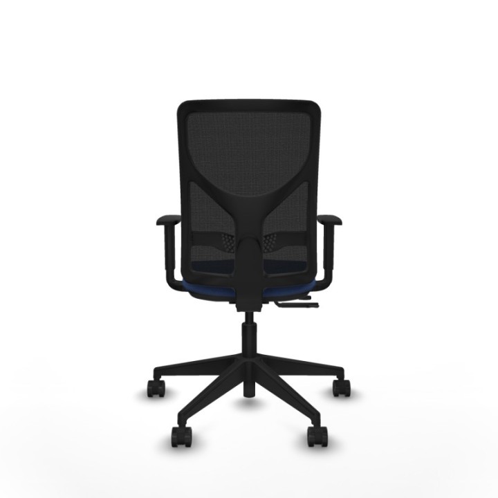 Motilla traslack malla negra bali azul marino brazos 1D base piramidal  ruedas 65mm nailon