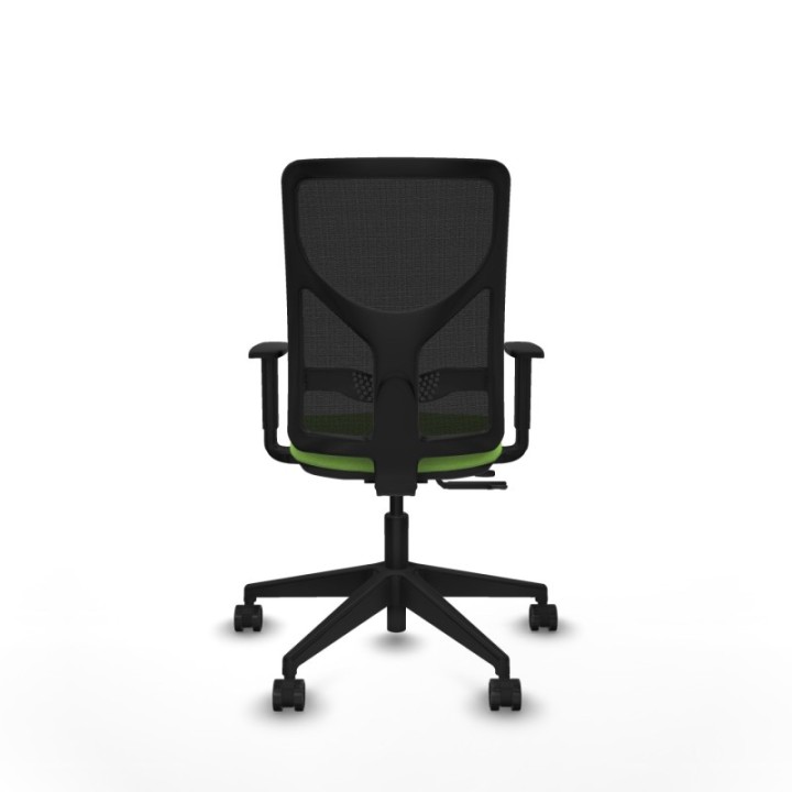 Motilla traslack malla negra bali pistacho brazos 1D base piramidal  ruedas 65mm nailon