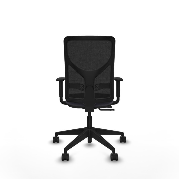 Motilla traslack malla negra bali gris oscuro brazos 1D base piramidal  ruedas 65mm nailon