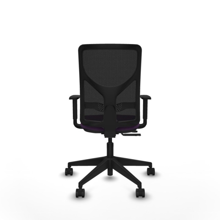 Motilla traslack malla negra bali morado brazos 1D base piramidal  ruedas 65mm nailon