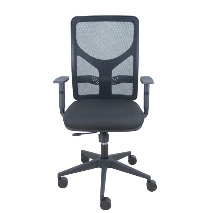 Silla Motilla traslack malla negra asiento bali negro brazo regulable