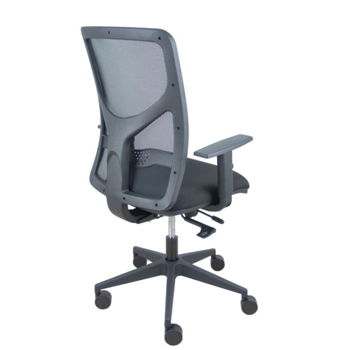 Silla Motilla traslack malla negra asiento bali negro brazo regulable