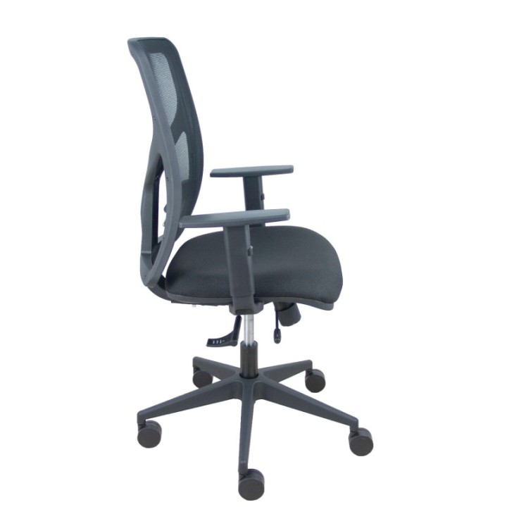 Silla Motilla traslack malla negra asiento bali negro brazo regulable