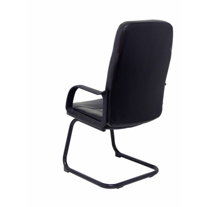 Sillón Villa confidente patín similpiel negro