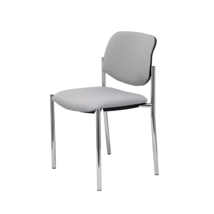 Silla fija Styl bali gris chasis cromo