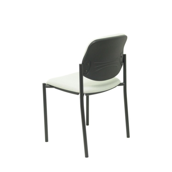 Silla fija Styl bali gris claro chasis negro