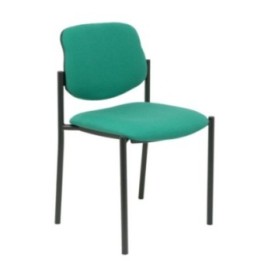 Silla fija Styl bali verde esmeralda chasis negro