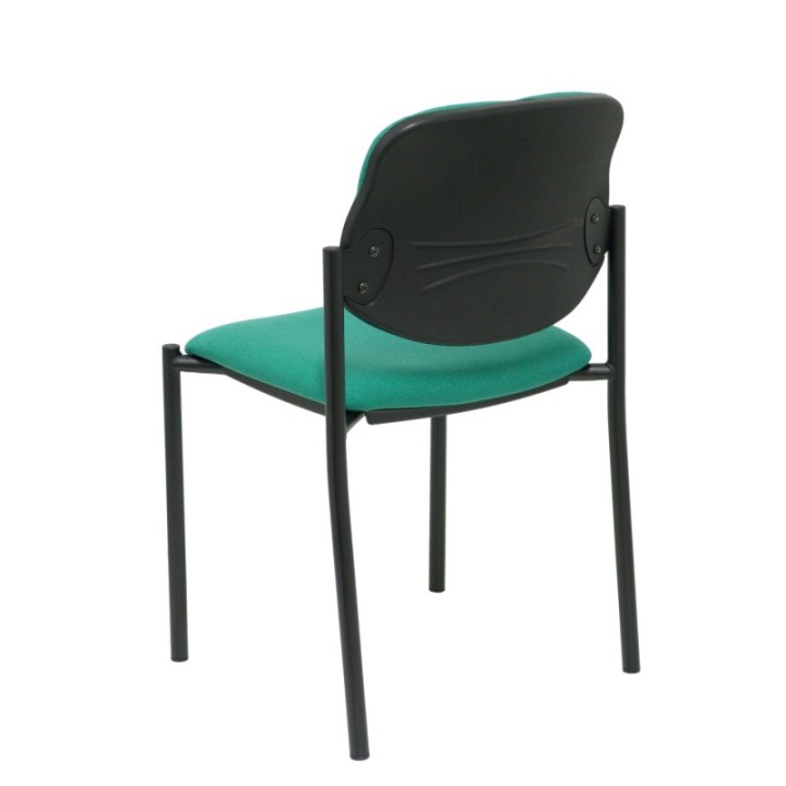 Silla fija Styl bali verde esmeralda chasis negro