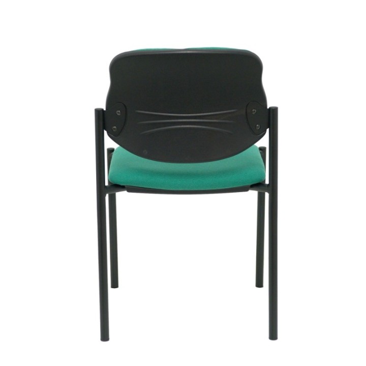 Silla fija Styl bali verde esmeralda chasis negro