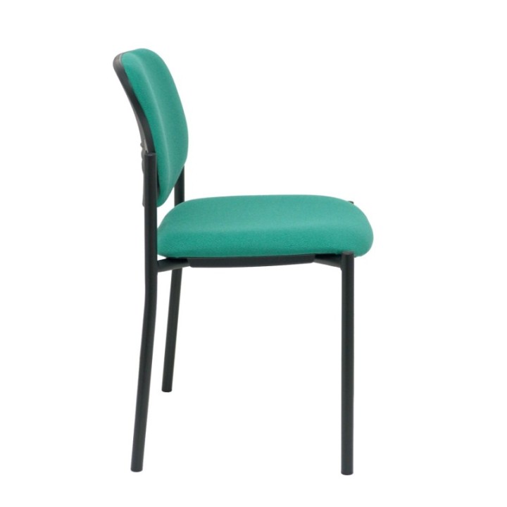 Silla fija Styl bali verde esmeralda chasis negro