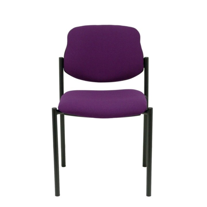 Silla fija Styl bali morado chasis negro