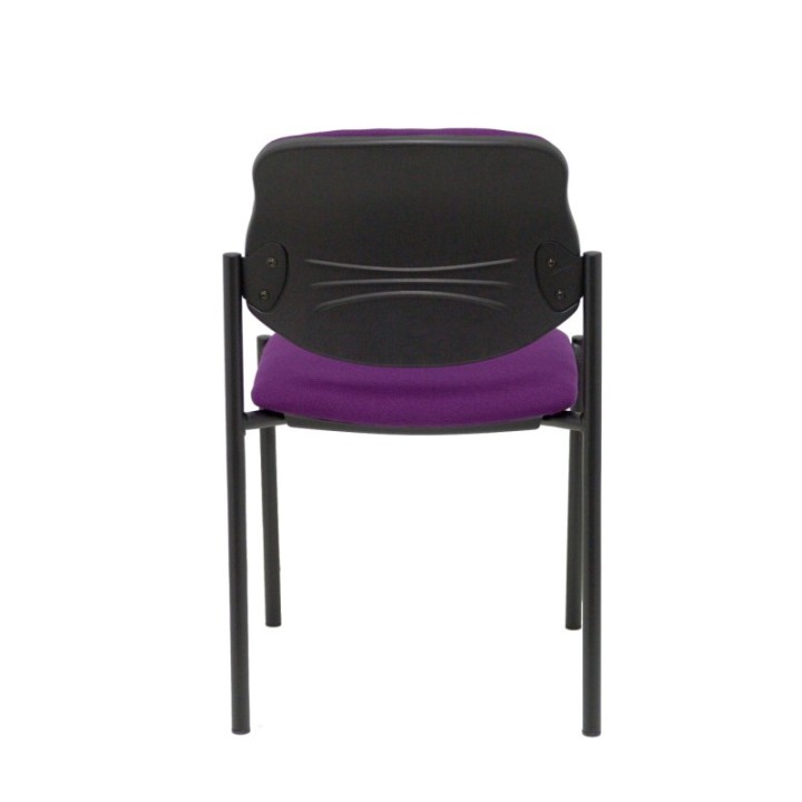 Silla fija Styl bali morado chasis negro