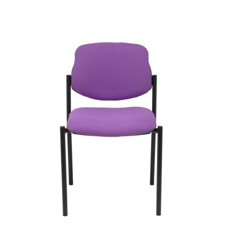 Silla fija Styl bali lila chasis negro