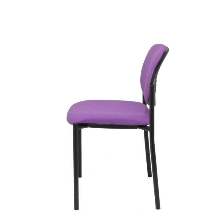 Silla fija Styl bali lila chasis negro