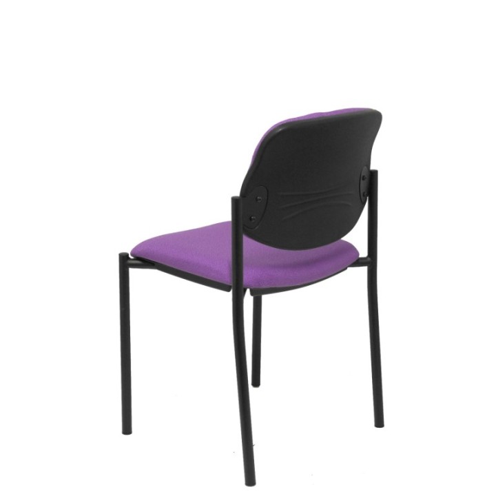 Silla fija Styl bali lila chasis negro