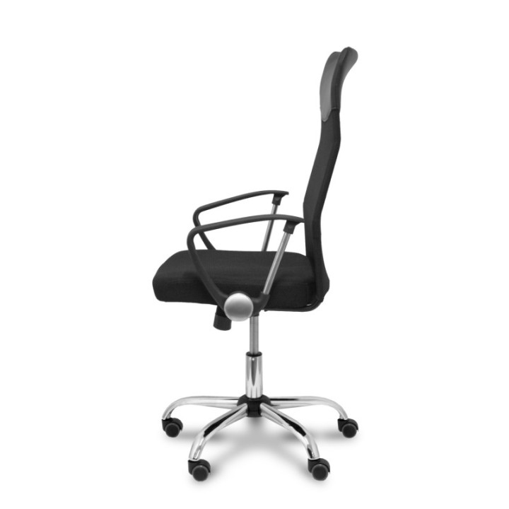 Silla Gontar respaldo malla negro asiento negro