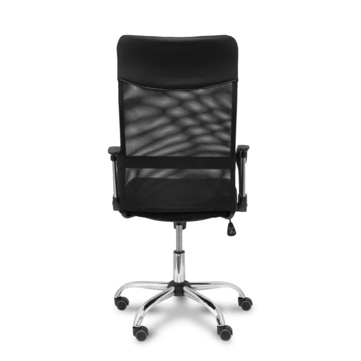 Silla Gontar respaldo malla negro asiento negro