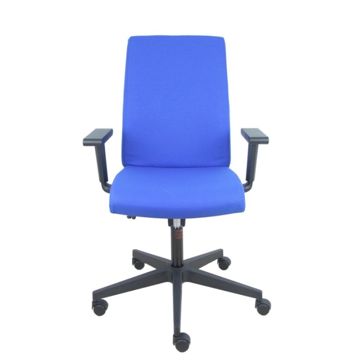 Silla I-Line aran azul con brazos regulables.
