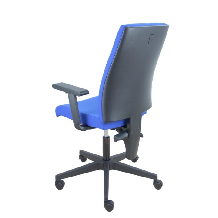 Silla I-Line aran azul con brazos regulables.