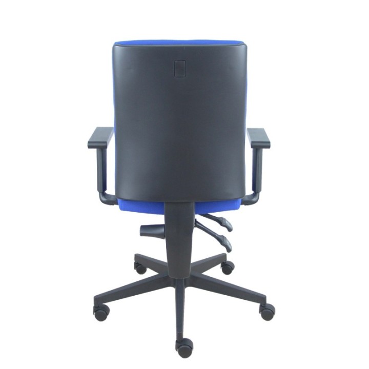 Silla I-Line aran azul con brazos regulables.