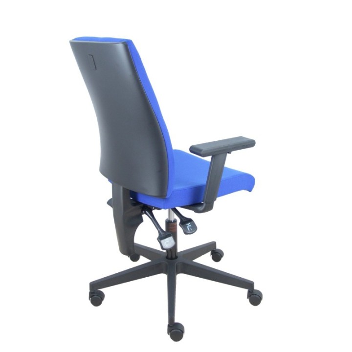 Silla I-Line aran azul con brazos regulables.