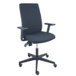 Silla I-Line aran negro con brazos regulables