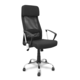 Silla Esteras tela negra