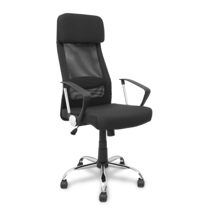 Silla Esteras tela negra