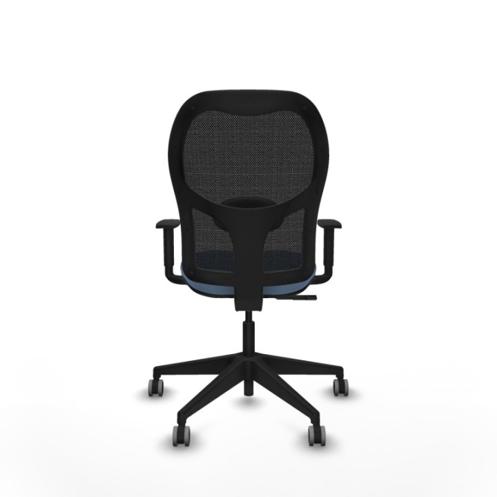 Alocén sincro malla negra bali azul cielo brazos 1D base piramidal  ruedas engomadas 65mm