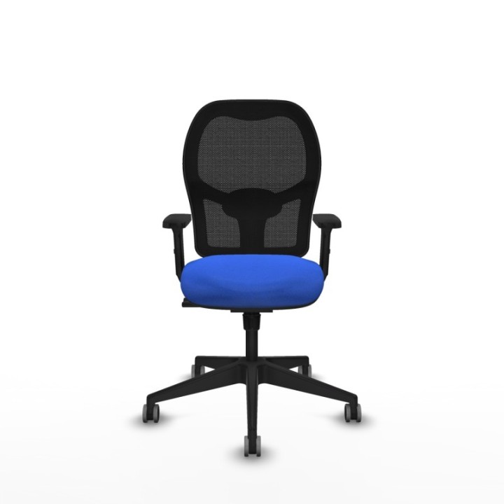 Alocén sincro malla negra bali azul brazos 2D base piramidal  ruedas engomadas 65mm