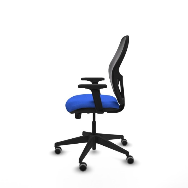 Alocén sincro malla negra bali azul brazos 2D base piramidal  ruedas engomadas 65mm