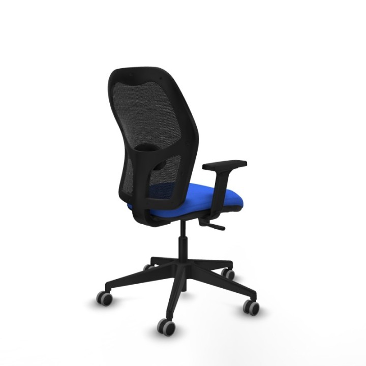 Alocén sincro malla negra bali azul brazos 2D base piramidal  ruedas engomadas 65mm