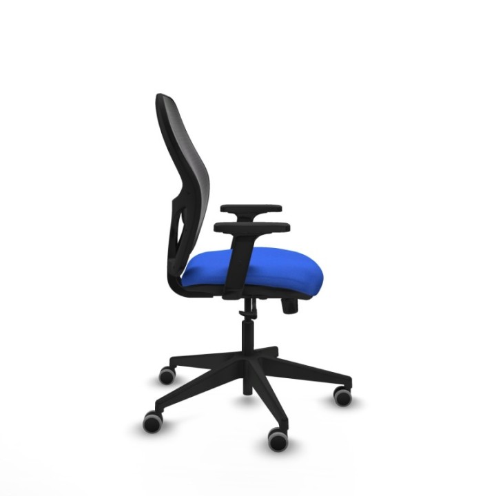 Alocén sincro malla negra bali azul brazos 2D base piramidal  ruedas engomadas 65mm