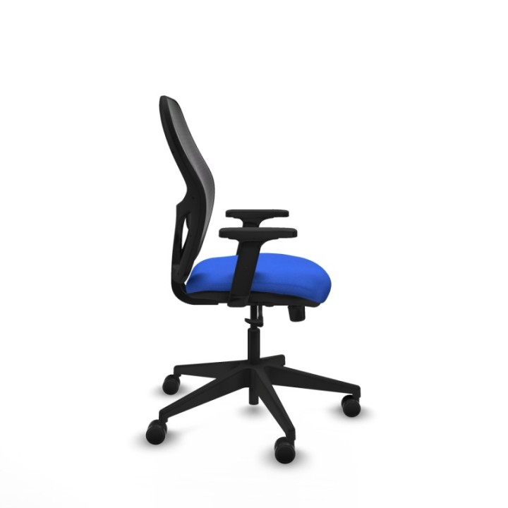 Alocén sincro malla negra bali azul brazos 2D base piramidal  ruedas nailon 65mm