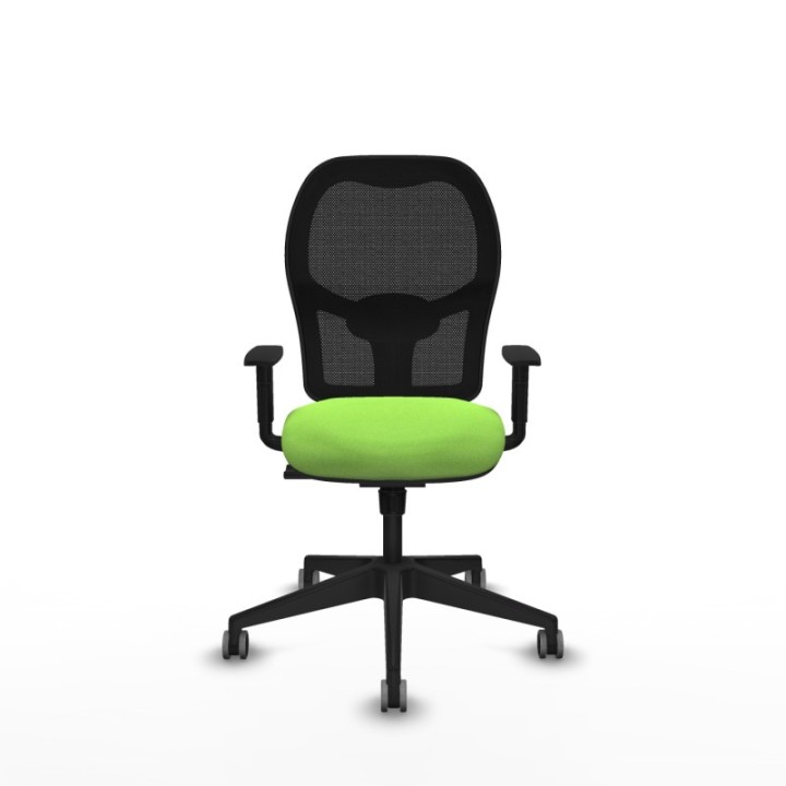 Alocén sincro malla negra bali pistacho brazos 1D base piramidal  ruedas engomadas 65mm