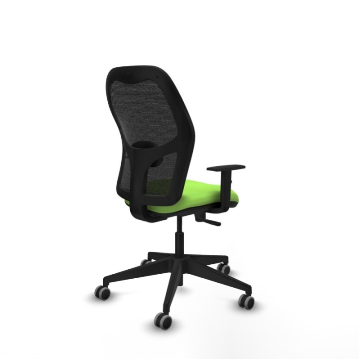 Alocén sincro malla negra bali pistacho brazos 1D base piramidal  ruedas engomadas 65mm