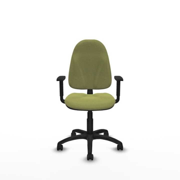 Algarra CP bali verde oliva brazos 1D base poliamida ruedas autofrenantes 50mm