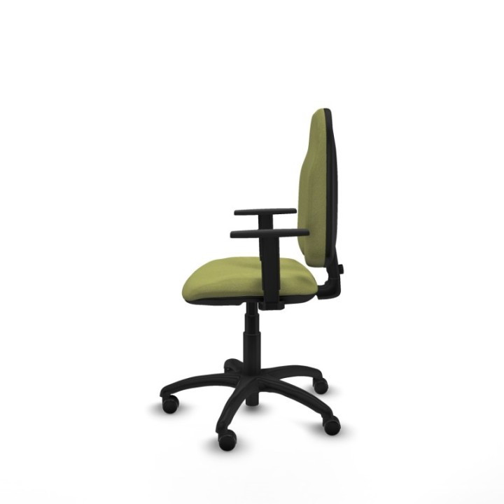 Algarra CP bali verde oliva brazos 1D base poliamida ruedas autofrenantes 50mm