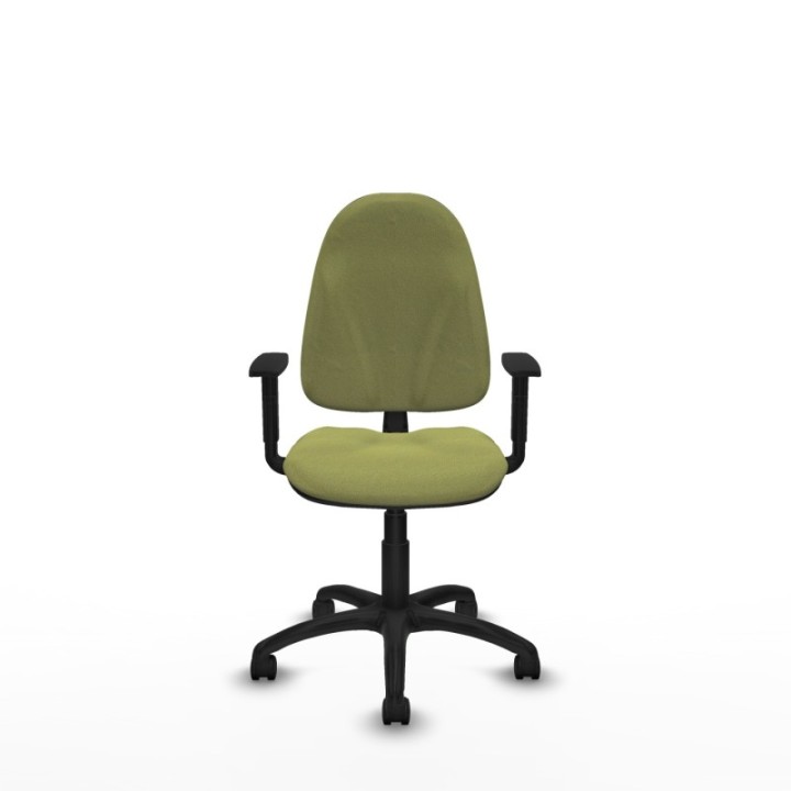 Algarra CP bali verde oliva brazos 1D base poliamida ruedas nailon 50mm