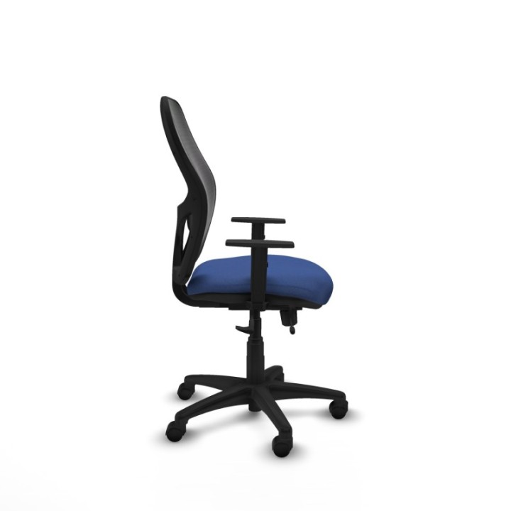 Alocén traslack malla negra bali azul marino brazos 1D base poliamida  ruedas nailon 50mm