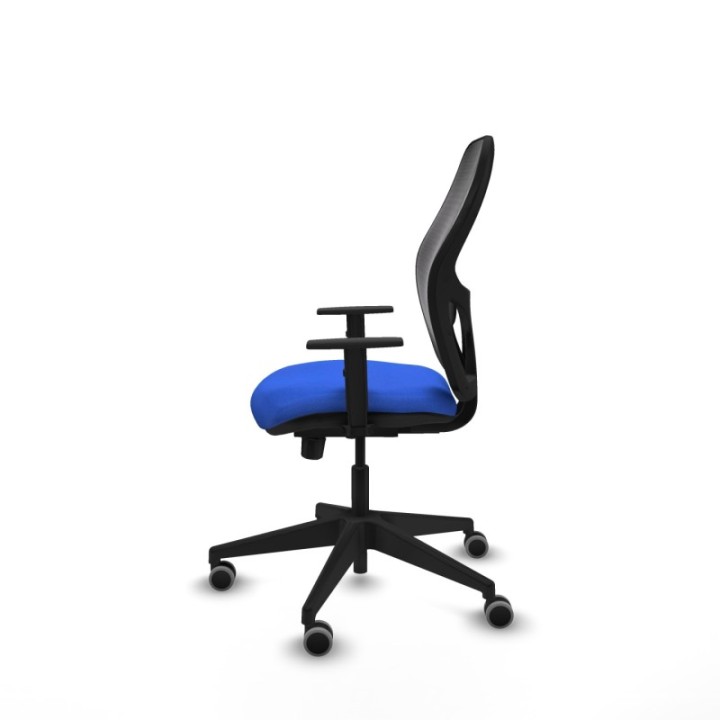 Alocén traslack malla negra bali azul brazos 1D base piramidal  ruedas engomadas 65mm