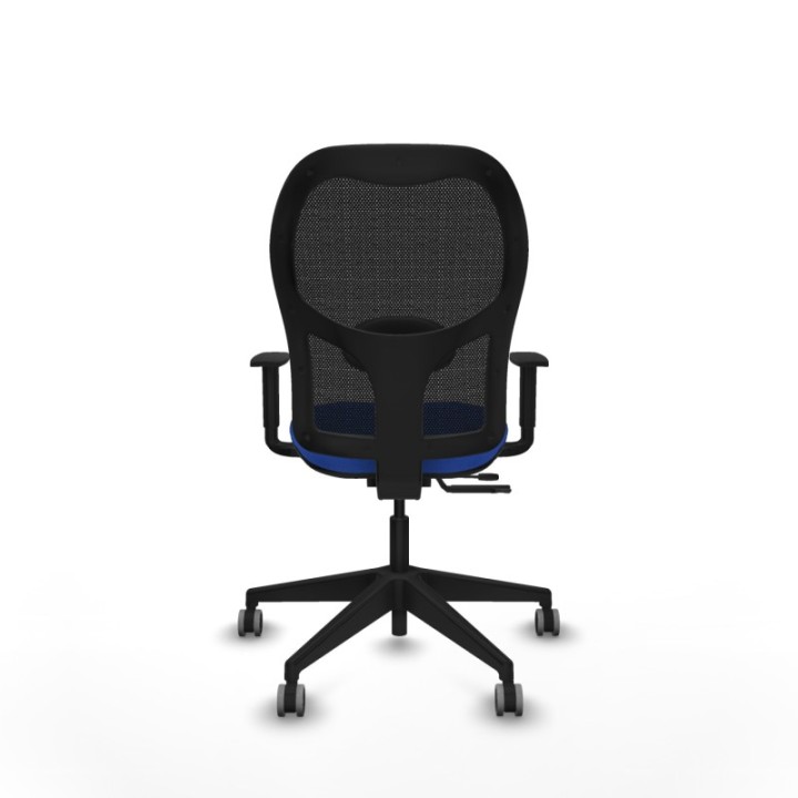 Alocén traslack malla negra bali azul brazos 1D base piramidal  ruedas engomadas 65mm